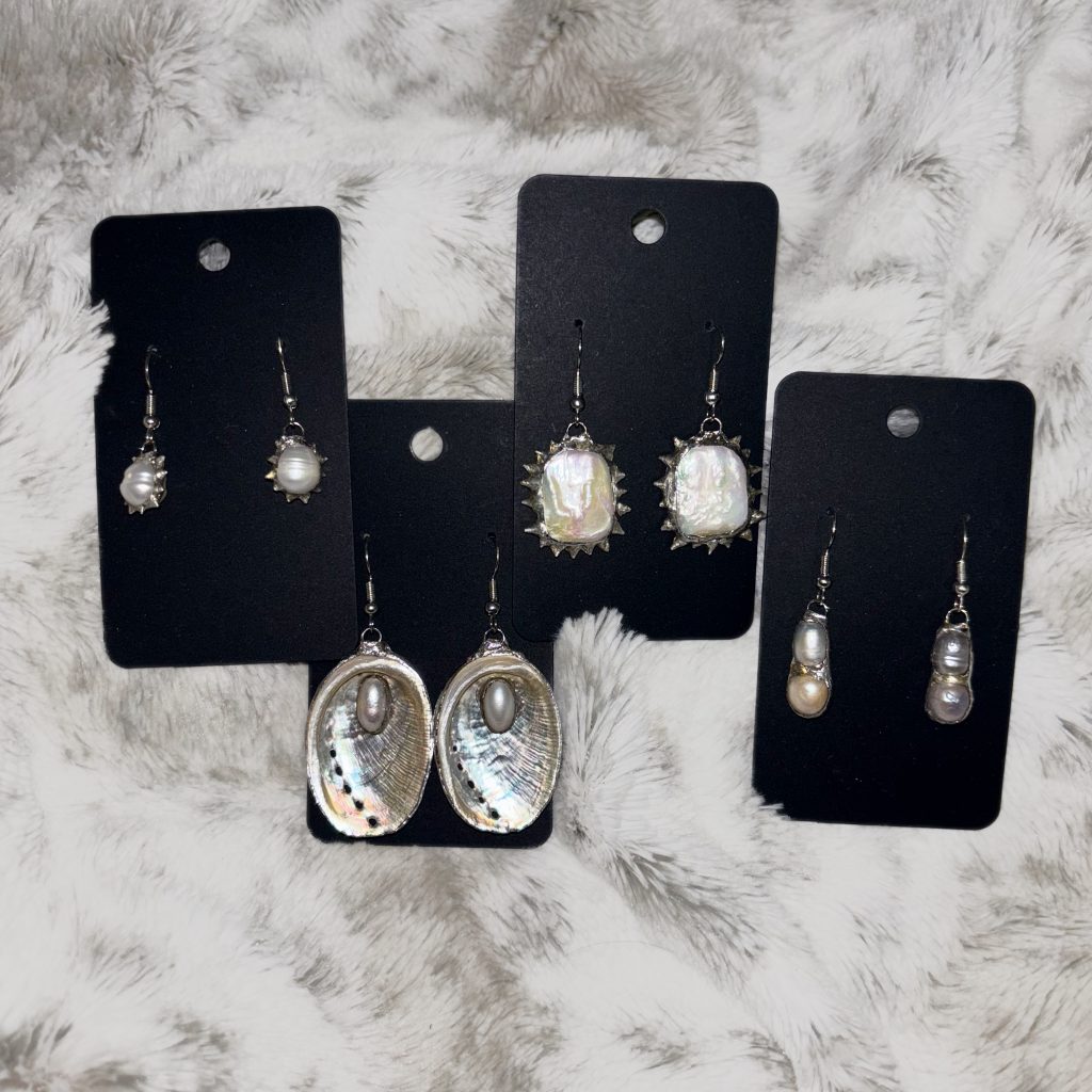 Hand soldered silver jewelry